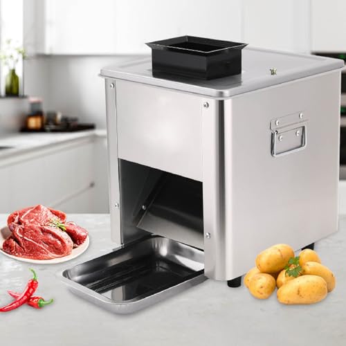 Cortadora de Carnes Eléctrica Acero Inox 850W 30x34x34cm