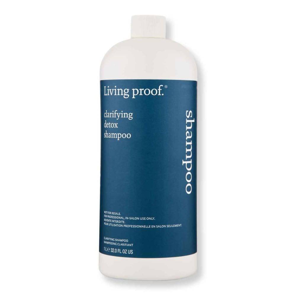 Living Proof Clarifying Detox Shampoo 1000 Ml | Champú clarificante suave que limpia profundamente el cabello, eliminando acumulaciones de productos, contaminación, exceso de aceite y metales pesados.