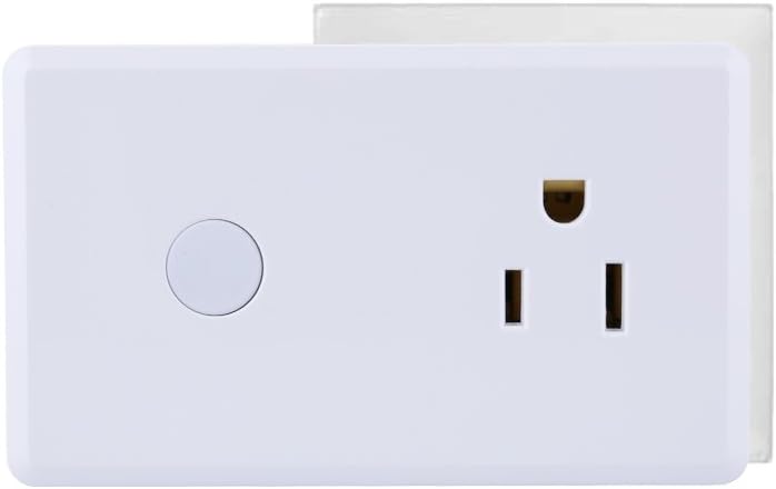 WOSUNG smart plug Wi-Fi Mini Outlet, Wireless Timing Smart Socket Remote Control your Devices Anywhere Via Phone App No Hub Required, Compatible with Alexa Echo and Google Home