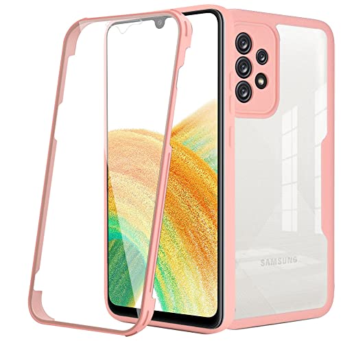Coque intégrale Samsung Galaxy A53 5G rose idéale pour vos sorties sportives