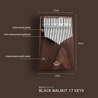 Bopchk Kalimba 17 Touches Clavier Boîte à Musique Calimba Instruments Piano à Pouce de Haute Qualité - Les Beatles, Paul McCartney, John Lennon, RIngo Starr, George Harrison Bopchk Kalimba 17 Touches Clavier Boîte à Musique Calimba Instruments Piano à Pouce de Haute Qualité – Image 3