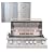 Lion Premium Grills 40" Natural Gas Grill - L90000 - with Made in USA 32" Left Hinged Door/Drawer Combination Package Deal