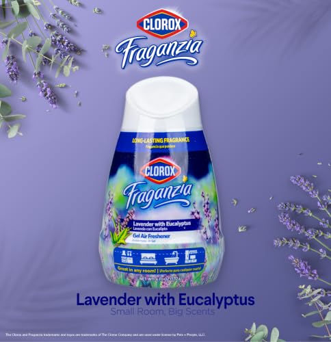 Clorox Fraganzia Gel Air Freshener Cone, Lavender Eucalyptus Scent, 6 Oz - image 2