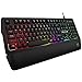 THE G-LAB Keyz Paladium - Teclado Gaming Italiano RGB - Retroiluminado Teclado para Juegos, reposamuñecas magnético para muñeca, 26 Teclas Anti-ghosting - PC/PS4/PS5/Xbox Series X/Xbox One
