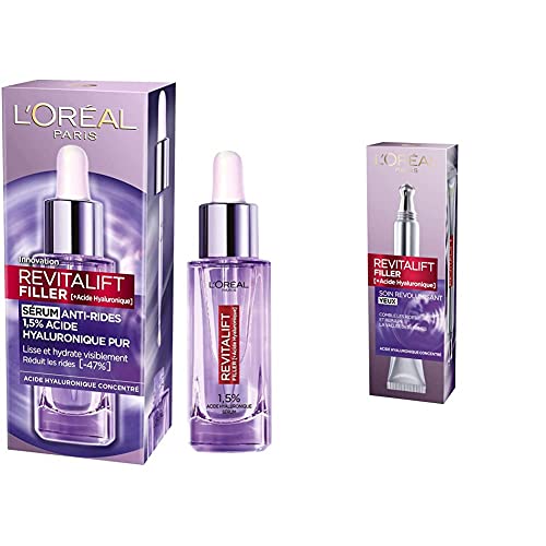 Sérum Anti-Rides et Soin Yeux Revitalift Filler L'Oréal Paris Duo Acide Hyaluronique
