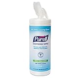 PURELL®, GOJ911112EA, Textured Sanitizing Wipes, 100 / Each, White