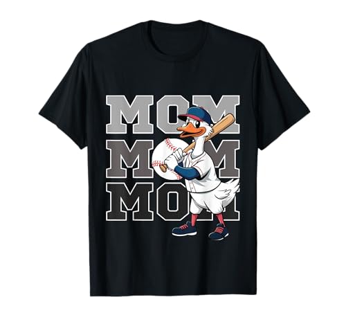 Baseball Mama Goose Funny Sports Mother's Day Tee Camiseta
