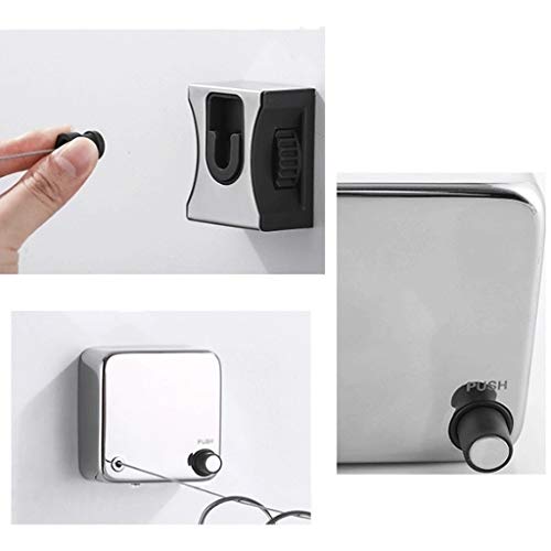 Corde à linge sans perforation rétractable et robuste de 3.8m