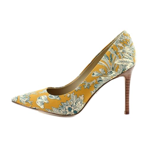 Sam Edelman Hazel Women's Heels Washed Marigold Fabric Size 7.5 W2