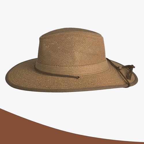 Image of Henschel Hats Aussie Breezer Grande Hat - Extra Wide-Brim Sun Hat for Men | Perfect Men's Summer Hat for Camping
