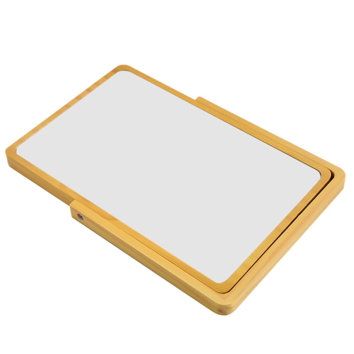 Miroir de maquillage en bois pliable pour ne plus manquer de lumière sur votre table
