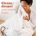 Tide Laundry Detergent Liquid, Clean Breeze Scent, 64 Loads, 80 fl oz, Works on 100% of Common Stains