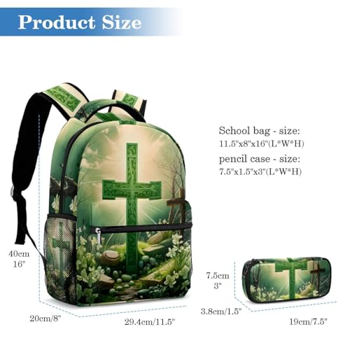 Sac à dos avec trousse à crayons ergonomique contre le mal de dos