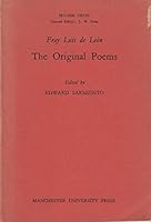 The Original Poems of Fray Luis de Leon B0016IQJOG Book Cover