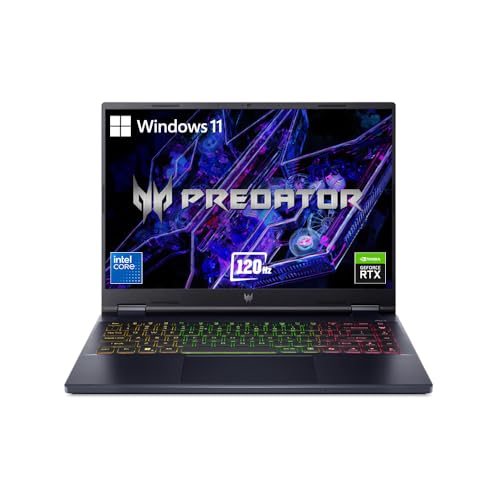 acer Predator Helios Neo 14 Gaming Laptop Intel Core Ultra 7-155H Processor (Win11 Home/16 GB/1 TB SSD/Wi-Fi 6E/NVIDIA GeForce RTX4050/120 Hz) PHN14-51 with 36.83 cm (14.5") WUXGA Display, 1.9 KG