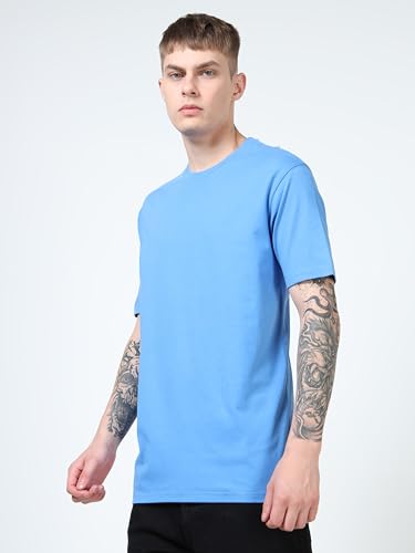 Image of Men's T-Shirts Ringspun Cotton Crew Neck Tee Shirts|Casual Wear T Shirt | Pre Shrunk with Panel Wash