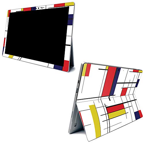 Image of MightySkins Carbon Fiber Skin for Microsoft Surface Pro 7 - Deco | Textured Carbon Fiber Finish | Easy to Apply, Remove, and Change Styles | Made in The USA