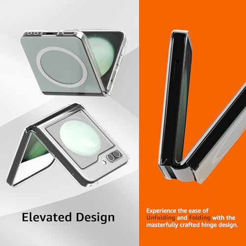 Image of amazon basics Air Skin Back Cover Case Compatible with Galaxy Z Flip 5 (Poly Carbonate | Crystal Clear)