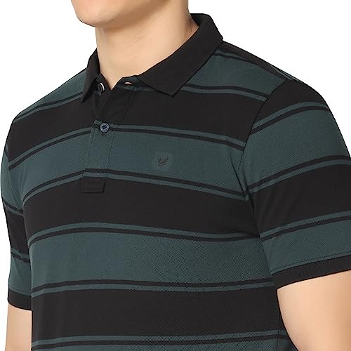 Image of Blackberrys Men's Striped Slim Fit T-Shirt