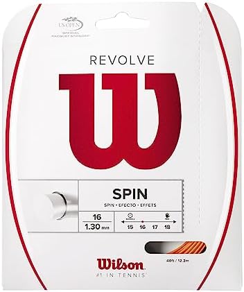 WILSON Revolve 16 Tennis String - Set, Orange image 3