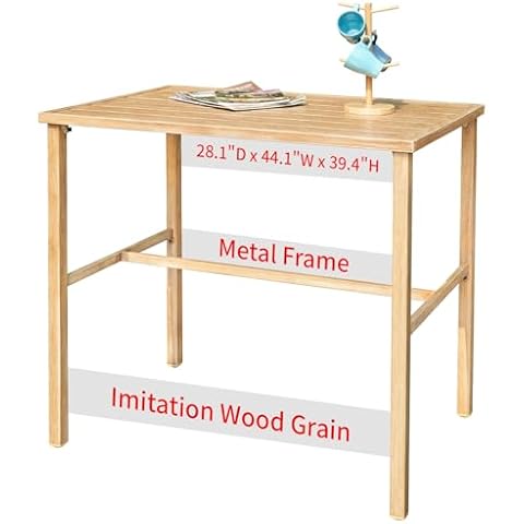 NADADI Industrial Style Bar Table for Outdoors Cover