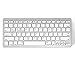 Produktbild Drahtlose Tastatur Ultradünne Tastatur, Bluetooth-Tastatur Kompakte und leise drahtlose leichte Tastatur mit QWERTZ-Layout für die iPad Air/Pro/Mini/iPhone-Serie