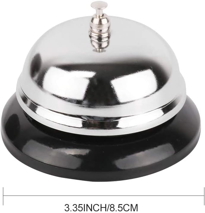 Call Bell, Service Bell, Desk Bell, Customer Service Bells, Metal Counter Service Bell Call Bells, Loud and Clear Ring, for Hotels, Restaurants, Schools, Hospitals, Customer Service, Warehouses : Office Products