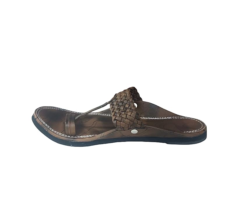 Image of Kolhapuri Style Chappals for Men | Stylish & Comfortable Handmade Slipper, Kolhapuri's Chappal for Mens