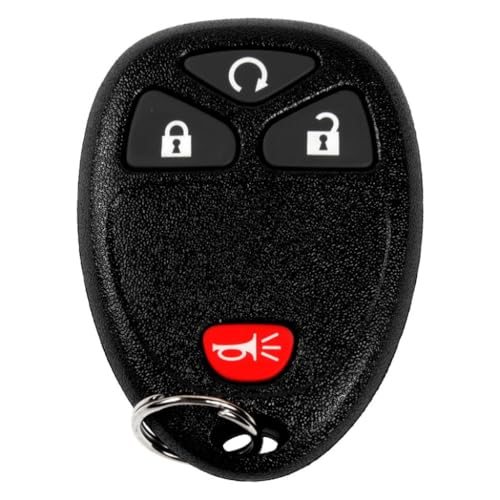 KarParts360 for Cadillac Escalade EXT 2007 Keyless Entry Remote Key Fob | Black | 4 Button
