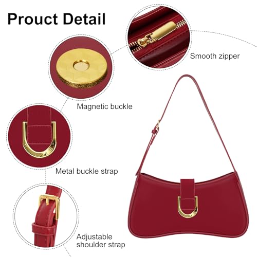 Image of Shoulder Bag for Women, Trendy Cute Underarm Purse