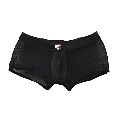 Zacoo Men Stretch Boxer Brief Size L Color White