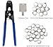 EFIELD Pex Cinch Clamp/Ear Hose Clamps Crimping Tool for Stainless Steel Clamps Sizes from 3/8