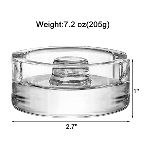 Mezchi 9 Pack Fermentation Weight With Easy Grip Handle, Glass Fermentation Lids Perfect For Wide Mouth Jars, Convenient Pickling Kit For Sauerkraut, Pickles And Other Fermented Food #TOP1
