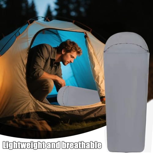 Coque résistante déchirures pour sac de couchage portable et camping - 3