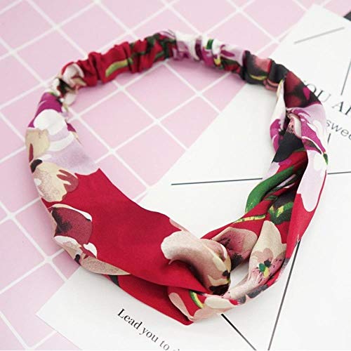 Preisvergleich Produktbild FYN Haarbänder Druck Stirnbänder Retro Cross Turban Bandage Bandanas Haarbänder Haarschmuck Headwrap, A2