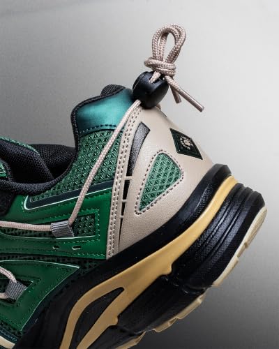 Image of Bacca Bucci x Discovery Vulcan Men's Outdoor Lifestyle Sneakers | Breathable Mesh Upper | Speed Lacing System | Cushioned EVA Midsole