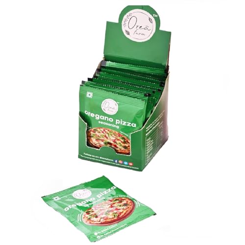 Image of Orea Farm Oregano Seasoning Sachets - 15 x 10g Packs (150g) - Rich Oregano Sachet for Pizza Base, Pasta, Salads - Perfect for Home Cooking and Culinary Enthusiasts