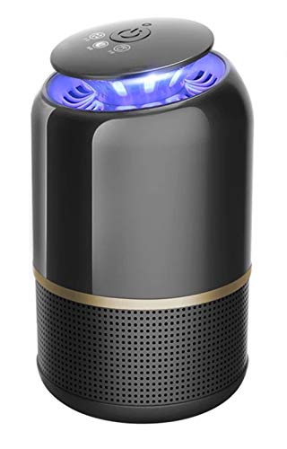Preisvergleich Produktbild OMJNH Intelligenter Moskito-Mörder, LED-Fliegenfalle-Moskito-Mörder, inhalierter Moskito, verwendbar für Schlafzimmer, Wohnzimmer, Esszimmer, Badezimmer, Küche, etc,Black