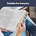 EssexWares – Blue & Peach Songbirds, Animal Bible Tabs for Old and New Testament, 80 Large Print Tabs for Bible Study, Water-Resistant and Durable Bible Index Tabs for Women and Men - 1.7