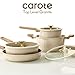 CAROTE 14Pcs Pots and Pans Set Non stick, Ceramic Cookware Set, Non-toxic Kitchen Cooking Set, PFAS and PFOA Free