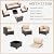 Gotland 7-Piece Outdoor Patio Furniture Set - All-Weather PE Rattan Sectional Wicker with Replaceable Khaki Waterproof Cushions & Coffee Table