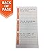 Portage Fitness & Workout Notebook - Fitness Journal, Workout Log, Exercise & Weight Training Notebook Planner, Fitness Tracker Log for Bodybuilding – 4 x 8 Inches, 140 Pages, 70 Sheets (Pack of 3)