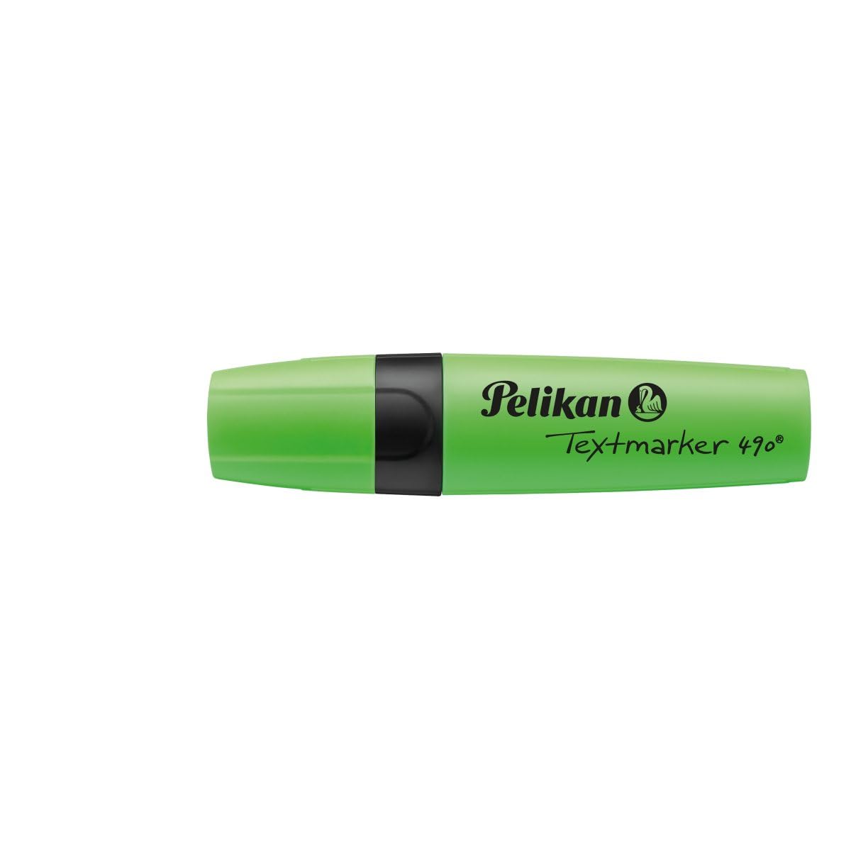 Pelikan Highlighters, Box of 10 Neon Green, Chisel Tip Quick Drying Water-Based Markers, Exam, Study & Office Highlighting - Image 4