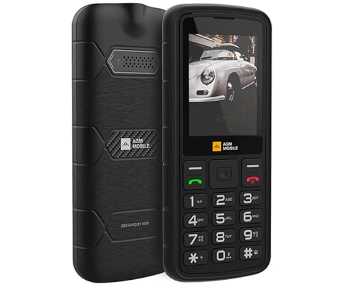 AGM M9 Noir résistant de 2.4 pouces pour en finir avec la complexité des smartphones