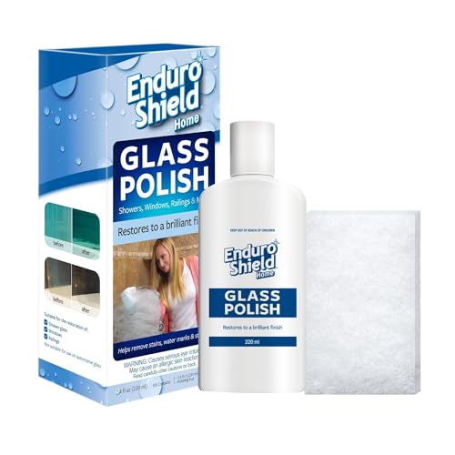 EnduroShield Shower Door Glass Polish – Water...