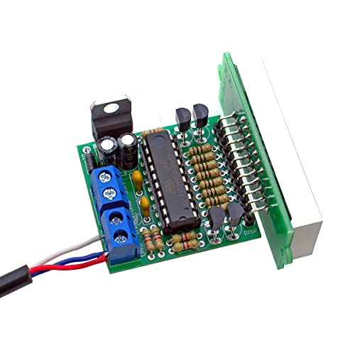 AVT3122 KIT DIY - LED-Thermometer mit roter Anzeige, Temperaturanzeige, DIY, LED, Elektronik Bauset, Löten, Trainieren, Lernen, Projekt für Anfänger