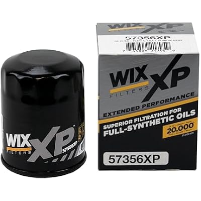 بديل فلتر الزيت Wix 57356xp Wix Xp، مصمم للزيت الاصطناعي - متوافق مع أكيورا وهوندا (01-18) وهيونداي (07-09) ومازدا (10-11) وإنفينيتي ونيسان (96-18)