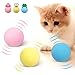 LKJYBG Katzenminzenbälle, 3-teiliges interaktives Katzenspielzeug mit intelligentem Abzug, Kätzchenspielzeug, echte Tierrufe, Soundspielzeug für Katzen, Geschenke für Katzen/Hunde