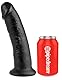 King Cock 9 Cock, Black, 9 Zoll