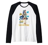 H29218 Exalumnos de Monster High - Cleo de Nile Gem Hearts Camiseta Manga Raglan